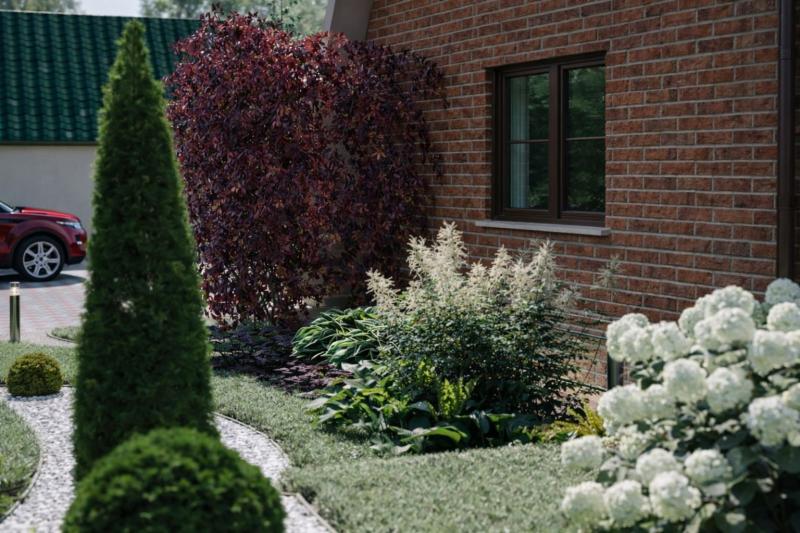 клумбы, ландшафт