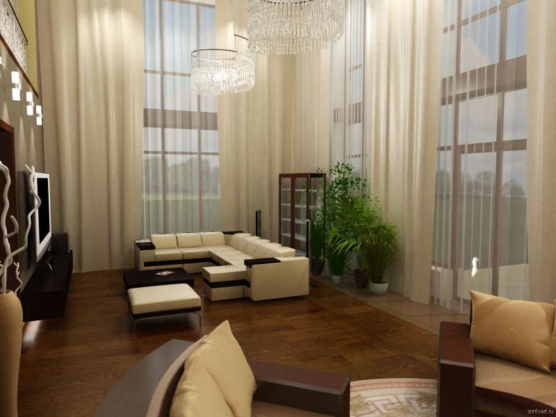 гостиная, современный модерн, роскошный интерьер, второй свет