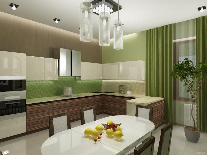 кухня, современный модерн, столовая