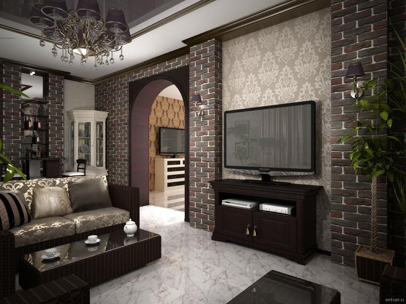 гостиная, Арт-Деко, роскошный интерьер, комната отдыха