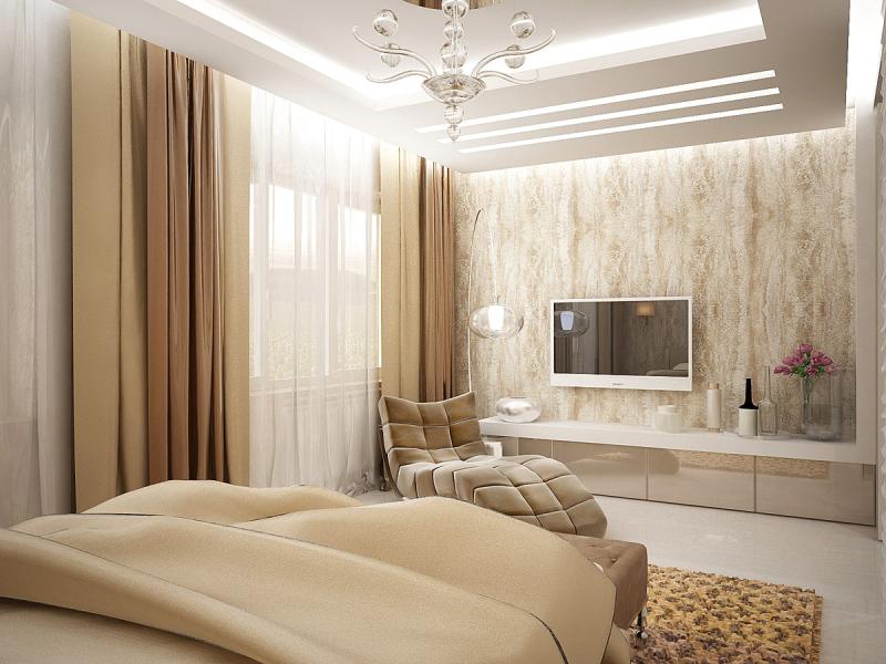 минимализм, спальня, современный интерьер