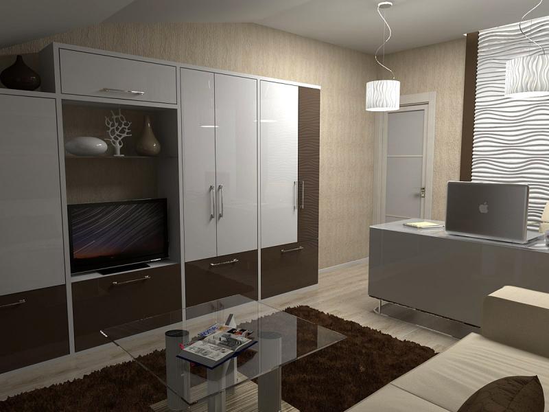 кабинет, мансарда