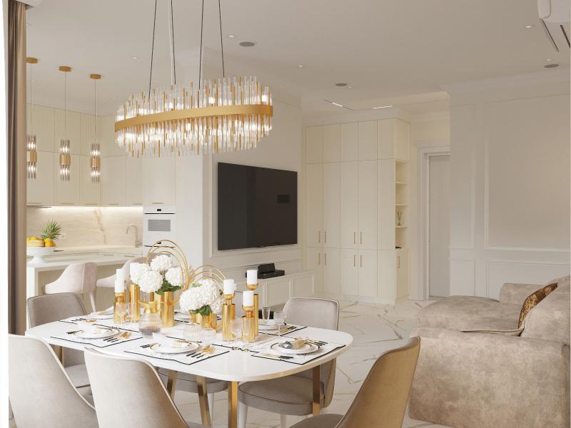 столовая, гостиная