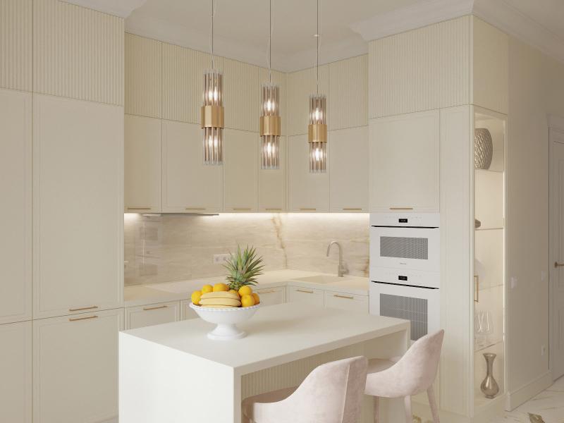 остров, кухня