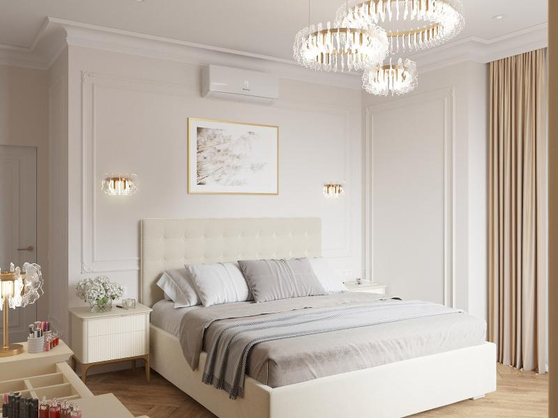 классический интерьер, спальня