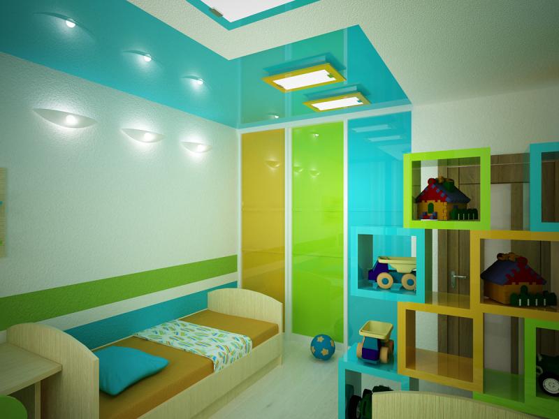 детская, современный интерьер