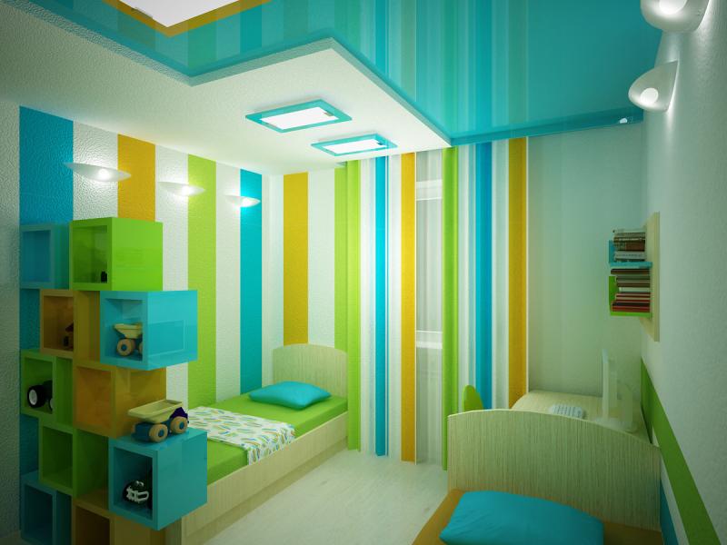 детская, современный интерьер