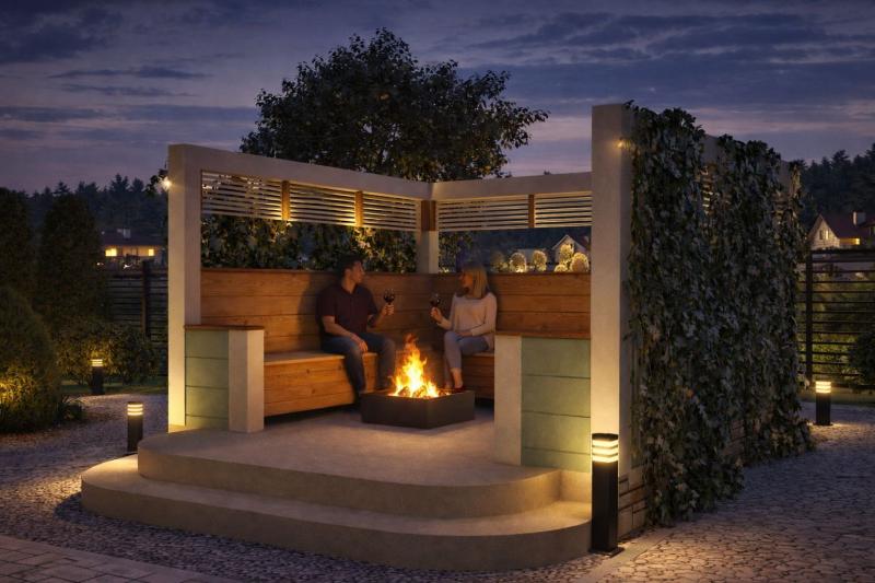 костровище, зона отдыха