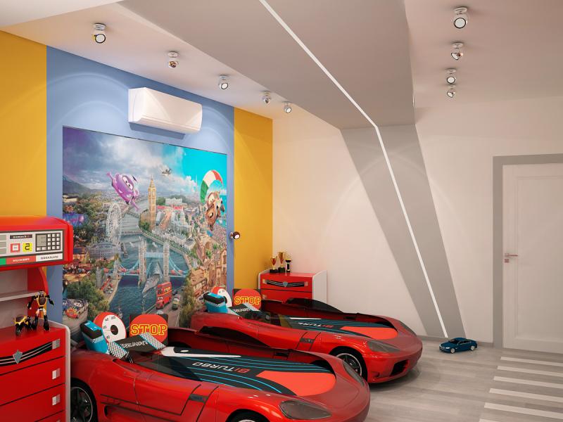 детская, современный интерьер